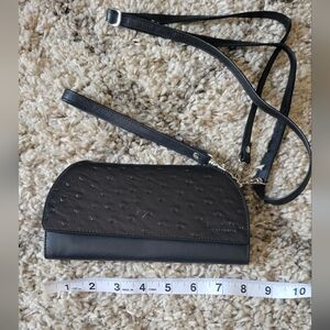 RFID Blocking Clutch Ostrich Print